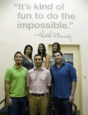 Distribution Services Team First Row from Left to Right - Pierre Young, Artin Nazarian, Thatcher Thornburg Gellman Second Row from Left to Right - Masako Asai, Jessica Payes, Marilyn Galosy